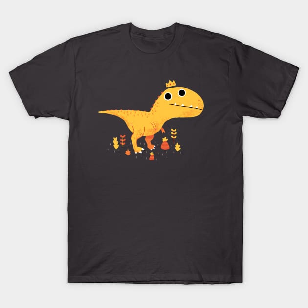 Tyrant Lizard King T-Shirt by DinoMike